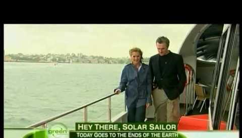 Meredith Vieira from the NBC reports live on SolarSailor