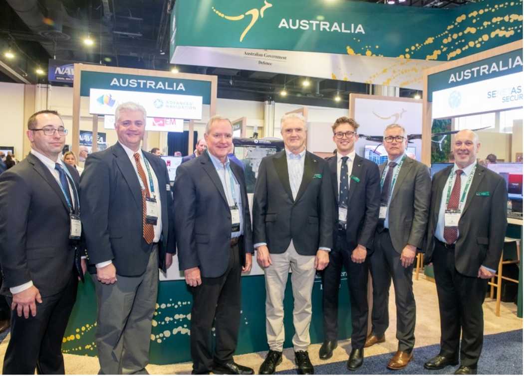 In early April 2024 in Washington at Sea Air and Space Expo. Joe Rappaport Thayer Mahan, Kevin Lopez Thayer Mahan, Mike Connor CEO Thayer Mahan, Robert Dane CEO Ocius, Nick Rozenauers Non-defence BD Ocius, Peter Wlodarczyk Ocius CTO, Ian Milliner Ocius Defence BD
