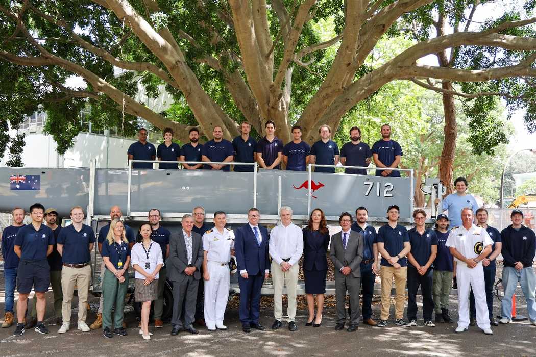 4 Nov 2024, Hon Pat Conroy and his team joined by Navy and Ocius Team