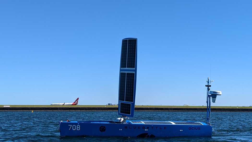 BB708 first of BETH 2.0 vessels first sea trial Botany Bay - sail up