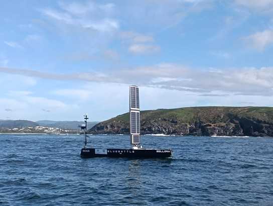 BELLONA deploying out of Coffs Harbour – at first the weather was perfect for holiday fishing