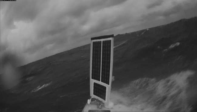 BONNIE launched off Fort Lauderdale 11 March 2025 with a storm sail (due to predicted conditions) which enables her to sail in 35 knot winds while towing an array at calm depths