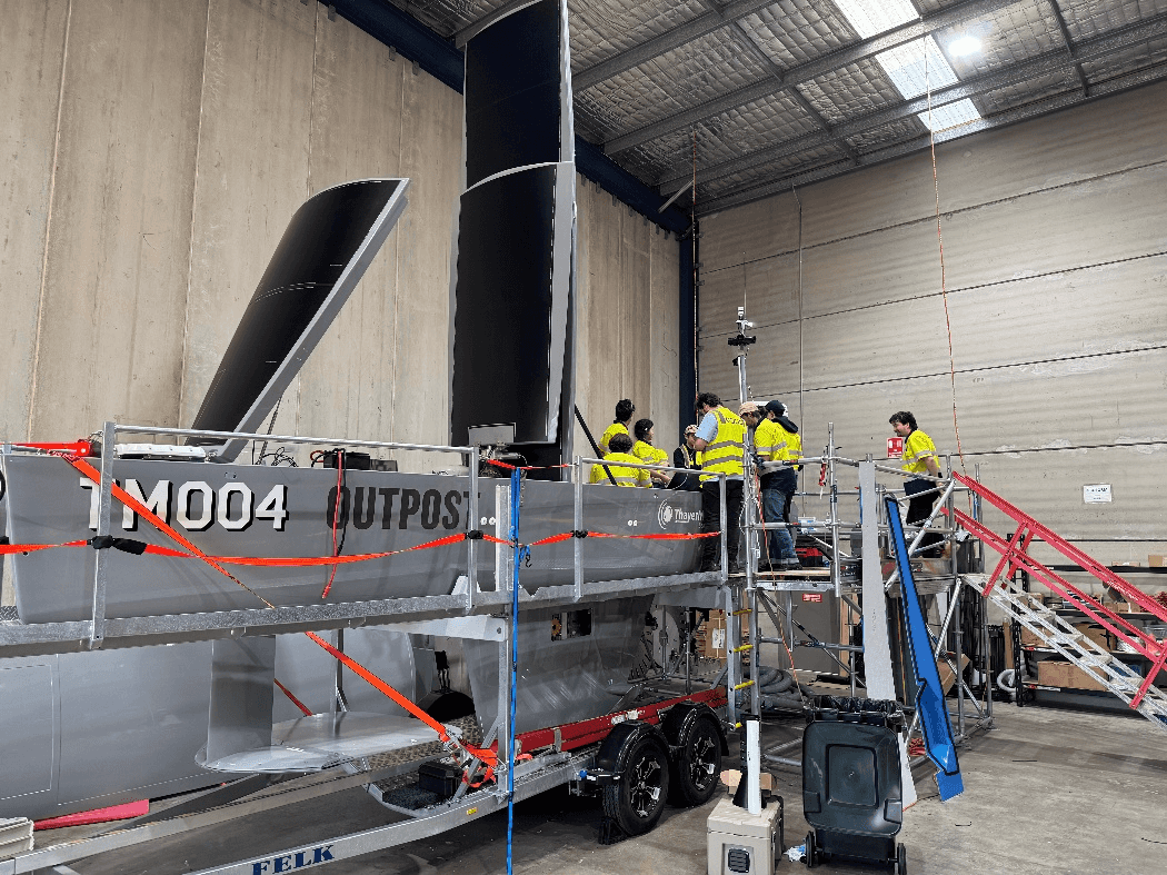 TM004 being turned on for the very first time: ‘It’s alive’